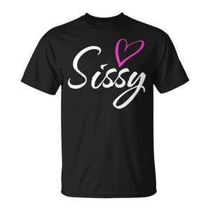 T-shirt Sissy avec cœur rose pour tante, grand-mère, maman, cadeau amusant - Product Image 1