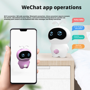 Robot Educativo Compacto con IA, Interactivo por Voz, Wi-Fi, con Luces, Cuentos y <span class=keywords><strong>Canciones</strong></span>, Máquina de Aprendizaje del Inglés <span class=keywords><strong>para</strong></span> Niños Pequeños - Product Image 4