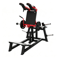 Machine à Squat Commerciale en Acier avec Fonctionnalités de Sécurité, Équipement Professionnel d'Entraînement de Force pour Utilisation en Salle de Sport Intérieure, Capacité 200 kg