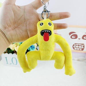 Dễ thương bé bạch tuộc sang trọng Mặt dây chuyền Keychain máy bay phản lực máy bay chiến đấu Búp bê túi treo phim hoạt hình hình hình Keyring - Product Image 3