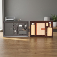 Ensemble Cadeau d'Affaires en Cuir PU Gaufré Liviya en Gros avec Stylo, Porte-clés et Porte-cartes Personnalisables pour Thanksgiving et Noël