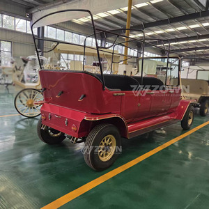 European Style Electric Vintage Car Classic Retro Sightseeing Bus with Lithium Battery for Resort - Product Image 3