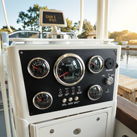 Ensemble d'instruments de tableau de bord pour bateau marin, yacht, 12V 24V 0-190 ohms, accessoires pour bateau