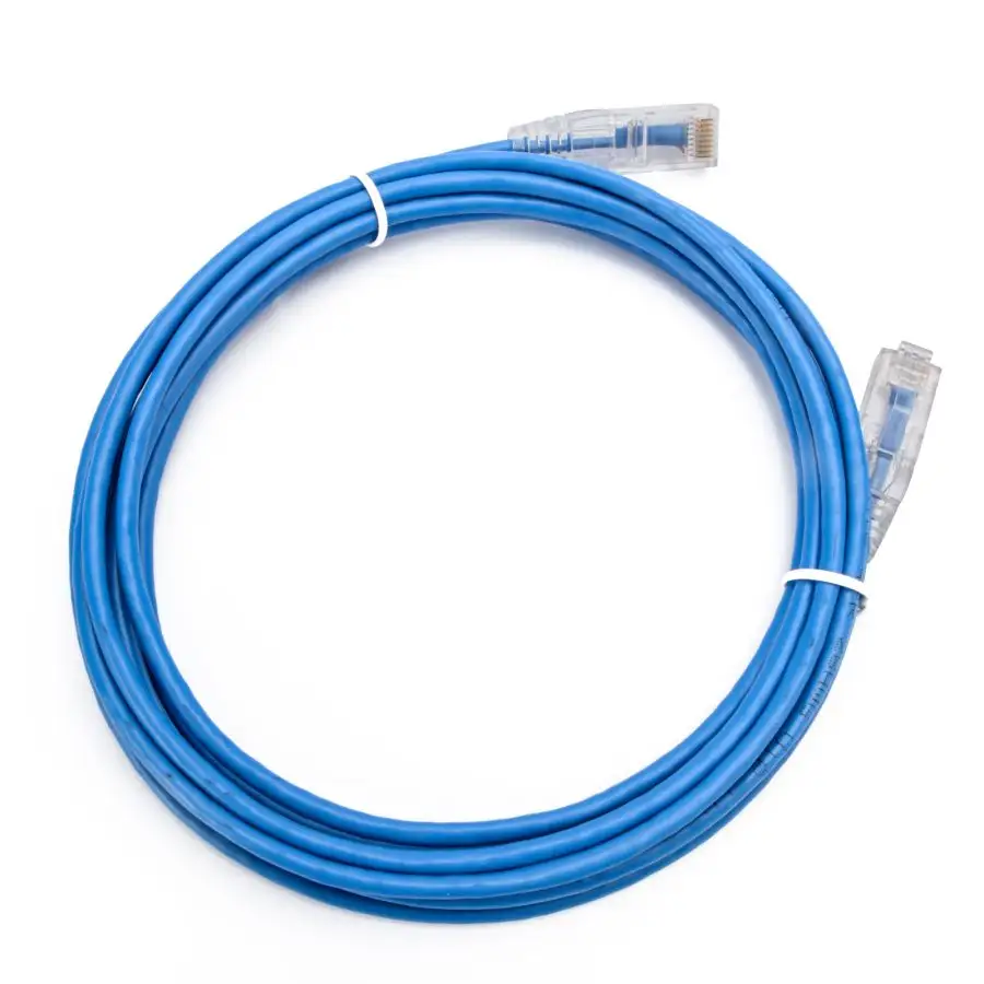 حبل موصل ستران PVC ضيق 5 متر RJ45 UTP FTP Cat6 رباط للشبكات