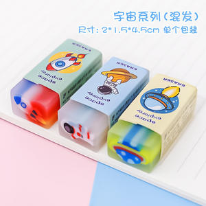 Borracha de Lápis Plástica Quadrada Criativa em Formato de Fruta para Estudantes do Ensino Fundamental, Material Escolar Infantil, Borracha Fofa de Animais Marinhos - Product Image 6