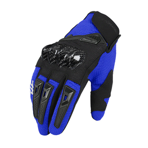 Gants de course en fibre de carbone respirants multicolores en option pour la protection des articulations Gants de vélo/moto résistants aux chutes avec écran tactile - Product Image 5