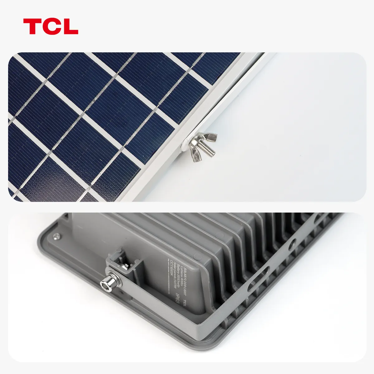 Tcl Outdoor Ip65 Waterdichte 3000K/4000K/6500K Bewegingssensor 100W/200W Zonne-Energie Schijnwerper Buiten Schijnwerper