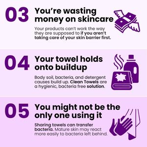 Pacchetto Aggiornato 100% Biodegradabile Certificato USDA <span class=keywords><strong>Salviette</strong></span> Viso XL Usa e Getta Accettate dall'Associazione per l'Eczema - Product Image 5