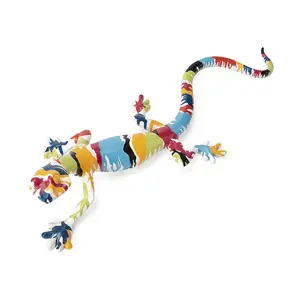 Творческие животные Gecko Смола поделки ослепительные красочные Граффити индивидуальность модные украшения для дома гостиной