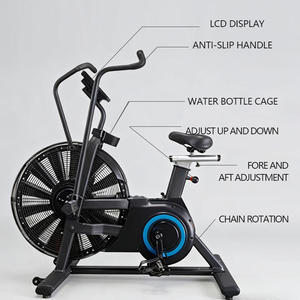 Vélo d'exercice stationnaire robuste avec cadre en acier massif et revêtement en poudre - Product Image 3