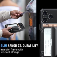 Étui de téléphone antichoc robuste avec porte-cartes, blocage RFID, protection complète de l'objectif de l'appareil photo, portefeuille pour iPhone 11-17 Fundas Disepo OEM