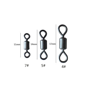 7 # 11m 5 #   14 mm 4 #   Connecteur pivotant à roulement de 17 mm pour la pêche à la <span class=keywords><strong>carpe</strong></span>, accessoires de pêche à la <span class=keywords><strong>carpe</strong></span> - Product Image 2