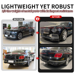 Kit carrosserie en fibre de carbone sèche style W12 pour Bentley Flying Spur 2020-2025 – Diffuseur avant et arrière, jupes latérales, kit carrosserie - Product Image 2