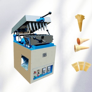 Machine automatique à gaufres en forme de coupelle, machine à cornets de crème glacée, machine à gaufrettes et biscuits pour cornets de crème glacée - Product Image 1