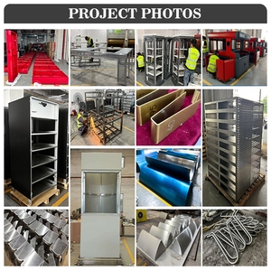 맞춤형 판금 제작 5mm 스테인리스 스틸 브레이스 레이저 용접 서비스, 금속 앵글 브래킷 벤딩 부품 - Product Image 5