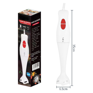 Mixeur Plongeant Électrique Moderne avec Commande par Bouton Poussoir, Puissance 300W, 2 Vitesses, Fonction <span class=keywords><strong>Hachoir</strong></span>, Appareil Ménager pour Utilisation Immergée - Product Image 3