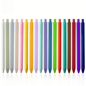 15 Bolígrafos de Gel de Color Macaron con Logotipo Personalizado, Bolígrafos de Plástico para Firmas Comerciales, Papelería Imprimible OEM - Product Image 1