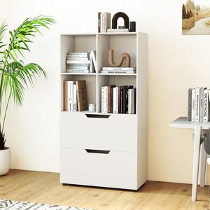 <span class=keywords><strong>Étagère</strong></span> à livres moderne en bois, écologique, gain de place, anti-basculement, pour bureau, <span class=keywords><strong>bibliothèque</strong></span>, salon ou salle d'étude - Product Image 1