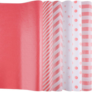 Wholesale Pearlescent Rose Pink Gold <b>Colorful</b> Custom <b>Tissue</b> <b>Paper</b> Floral Packaging Inner Lining Handcraft Bouquet Gift Wrapping - Product Image 1