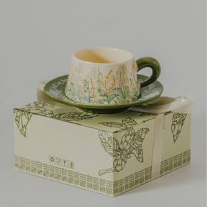 Vintage Bell Orchid Ceramic Coffee <b>Mug</b> Eco-Friendly Luxury Business <b>Gift</b> Customizable Exquisite Dishwasher Safe Color <b>Box</b> - Product Image 6