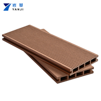 Holz-Kunststoff-Verbundwerkstoff Terrassendielen Outdoor Gartenboden Geprägte WPC Terrassenplatten