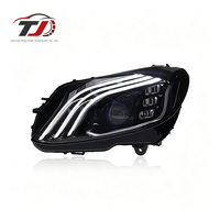 Kit de modernisation de phares projecteurs LED à triple bande DRL Maybach 8000 Lumens 6000K pour Mercedes Classe C W205 2015-2021