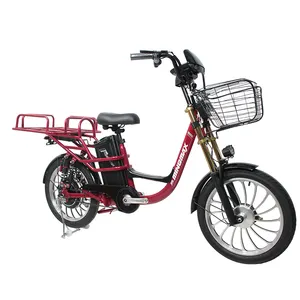 锂电池踏板后电机20 ”两轮电池厂家直销电动货运自行车
