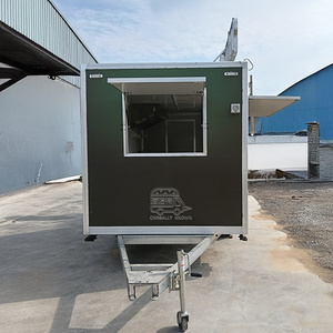 Carreta OEM completamente equipada, camión de comida usado en venta, remolque móvil para venta de frutas con refrigerador - Product Image 1