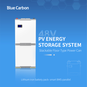 ก้อนแบตเตอรี่ลิเธียมที่ LifePO4แบตเตอรี่กอง10-15kWh ความจุสูงคาร์บอนสีฟ้าสำหรับระบบจัดเก็บพลังงานแสงอาทิตย์48โวลต์ - Product Image 5