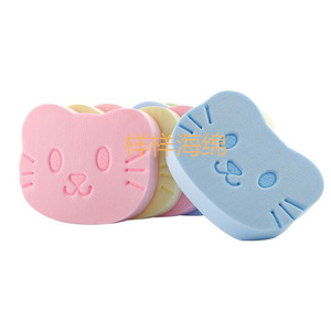 Esponja de baño para bebé de dibujos animados, espuma PVA que cambia de color para el baño de bebés - Product Image 1