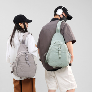 Unisex Sports <b>Backpack</b> with Candy Pattern Zipper Closure Casual Travel <b>Satchel</b> Shoulder Crossbody Bag for Multiple Scenarios - Product Image 5
