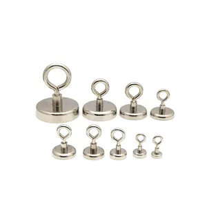 Super Strong Magnetic Hooks Holder Metal Magnetic Hook Round Base Hooks