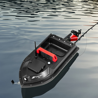 Bateau de pêche télécommandé Yuerlang S60 GPS 500-600m Moteur sans balais Plastique Capacité de charge de 4,4 lb Vitesse maximale de 16 mph