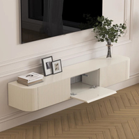 Meuble TV blanc moderne de haute qualité, fourni directement par l'usine, pour hôtel, maison, salon, meuble TV personnalisable