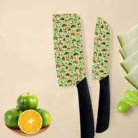 Couteau de Chef à Lame Céramique Nouveau Design Prix Usine 2 Pièces/Ensemble Manche Plastique Ambidextre Compatible Lave-Vaisselle Tendance Usage Quotidien