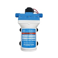Pompe à diaphragme électrique à moteur à balais Singflo HY-304551R 12V 11,3L 55PSI à faible bruit pour le lavage et le nettoyage, sortie 1/2''
