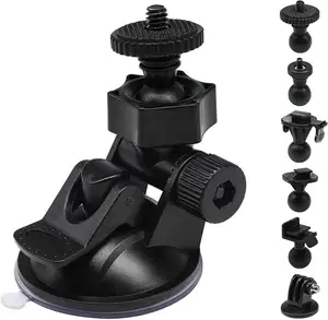 Dash Cam Suction Mount Go Pro Hero and Most Other Dash Cameras DVR GPS Suction Cup Mount Car Camera Mount