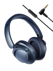 Auriculares Supraaurales 1MORE con Cancelación Activa de Ruido, Calidad de Sonido Hi-Fi, Color Azul, Control Táctil - Product Image 1