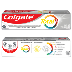 Pasta de Dientes Colgate Total Charcoal Clean, Carbón Activado Blanqueador, Protección Contra Caries, Paquete Familiar - Product Image 2
