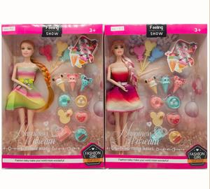 Juguetes de plástico para niñas, casa de juego de 11 pulgadas de PVC, conjunto de moda, disfraz, cambio de 3 a 8 años - Product Image 1