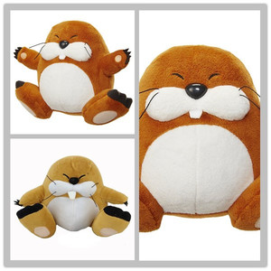 Mignon rond pas cher Nouveau personnalisé Animal <span class=keywords><strong>en</strong></span> <span class=keywords><strong>peluche</strong></span> brun Jouet <span class=keywords><strong>en</strong></span> <span class=keywords><strong>peluche</strong></span> doux <span class=keywords><strong>Taupe</strong></span> - Product Image 3