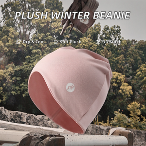 Designer Women's Winter Plush Knitted Hat Custom Logo Warm Breathable Beanie Fruit Bows 3D Embroidery Waterproof Printed Dot - Product Image 2