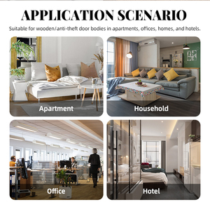 Nuovo Design casa appartamento Hotel intelligente serratura digitale chiave serrature elettroniche Tuya TTlock Smart Lock - Product Image 5