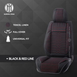 Protections de siège auto respirantes en maille 3D Marcan, coussin en tissu de luxe antidérapant pour Mercedes-Benz - Product Image 2