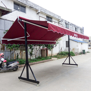 Biểu Tượng Tùy Chỉnh In Ấn Nhôm Có Thể Thu Vào Điện Mái Hiên Không Thấm Nước Windproof Dù Để Che Nắng Ô Dù Cho Có Thể Gập Lại Bán - Product Image 2