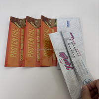 Sachet d'emballage personnalisé en plastique feuille d'aluminium chocolat noix énergie barre protéinée sachet snack oreiller sac d'emballage alimentaire