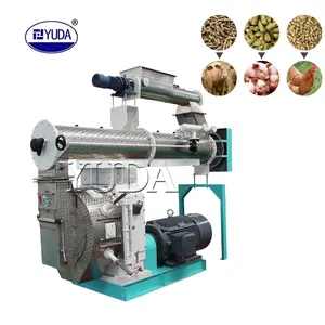 YUDA SZLH508 high yield livestock and poultry feed processing machine corn soybean pelletizing machine