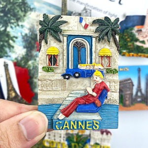 Aimant de réfrigérateur personnalisé avec des monuments français, Tour Eiffel de <span class=keywords><strong>Paris</strong></span>, Provence, lavande, souvenir romantique, cadeau de voyage, vente en gros - Product Image 4
