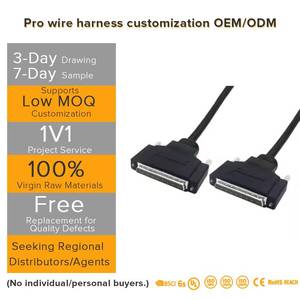 كابل استشعار DMX ثلاثي الأسلاك مقاوم للماء IP67 من مادة PBT لتوصيل الكمبيوتر والدراجات النارية والروبوتات وإضاءة المسرح ووحدات التحكم متعددة المحاور - Product Image 1