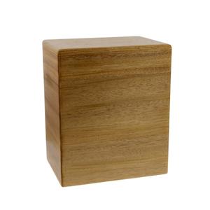 Urna Funeraria Decorativa de Madera con Forma de Manzana y Pera, Urnas de Cremación para Adultos de Madera de Mango - Product Image 3